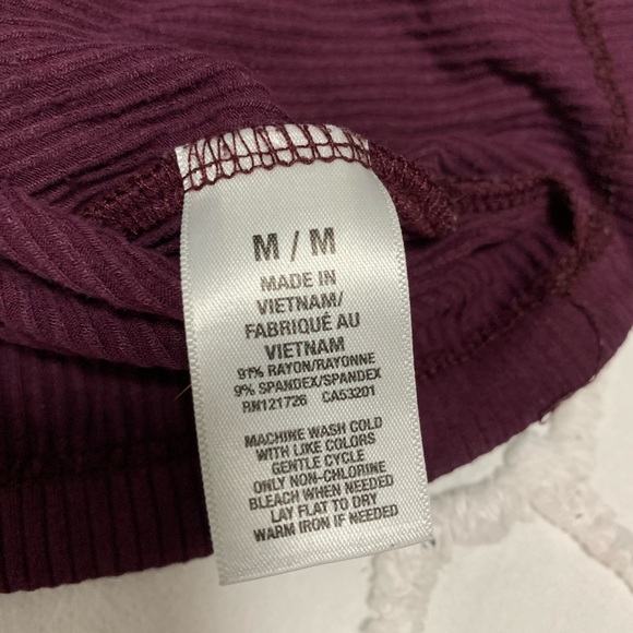 (2for$20) Aeropostale M Cropped Mockneck Tank top - Picture 4 of 4